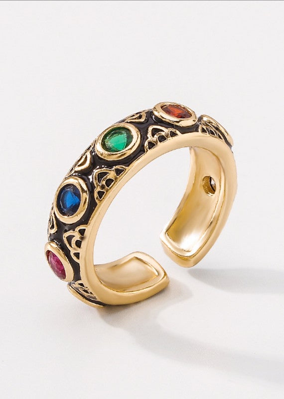 14k Pleated Bali Rings