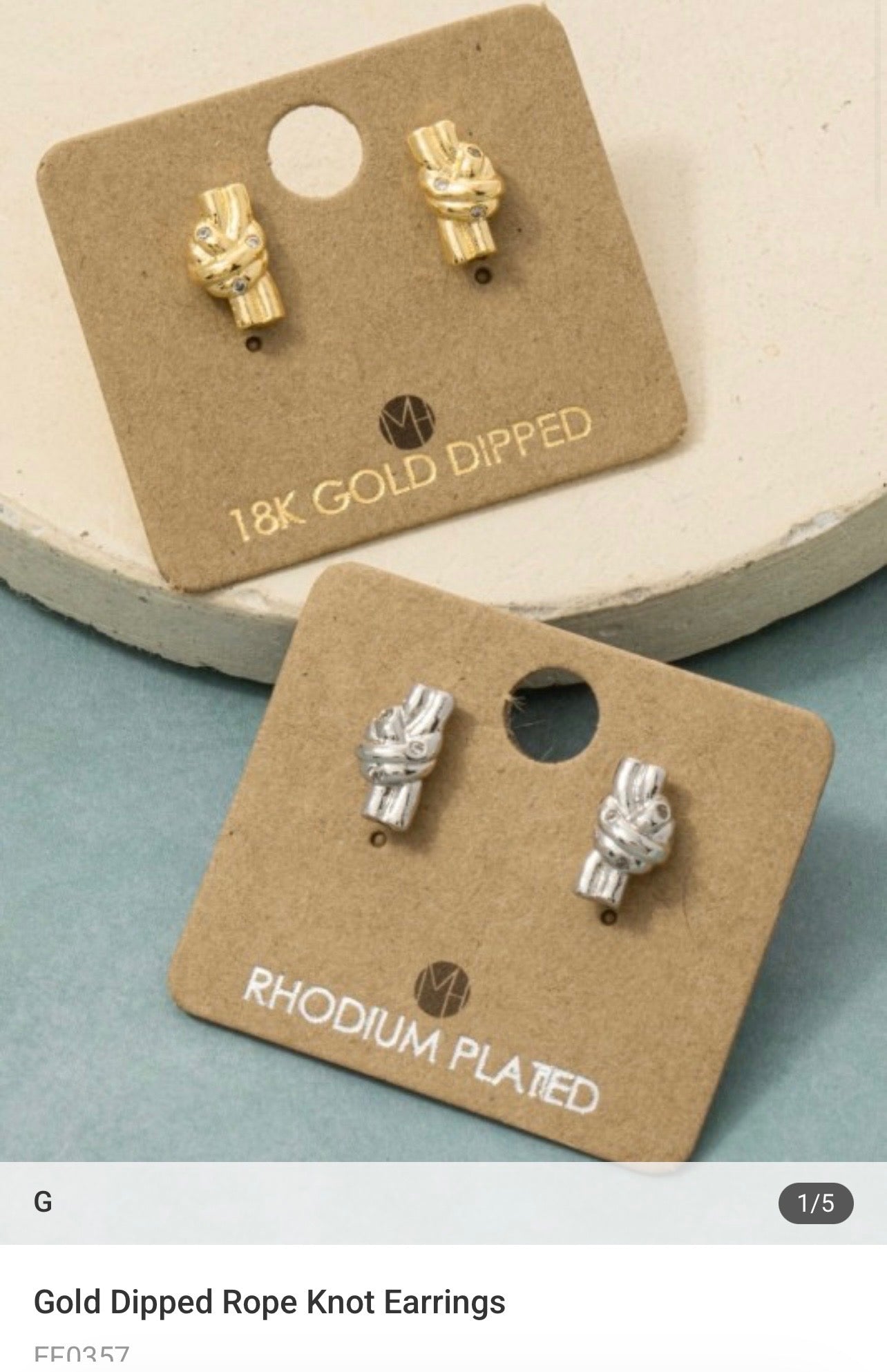 Rope Knot Earrings