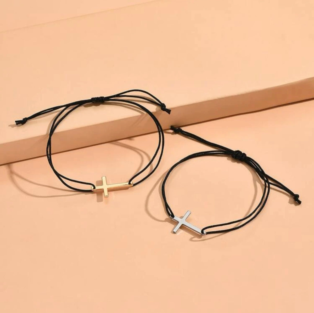 Matching Cross Bracelets