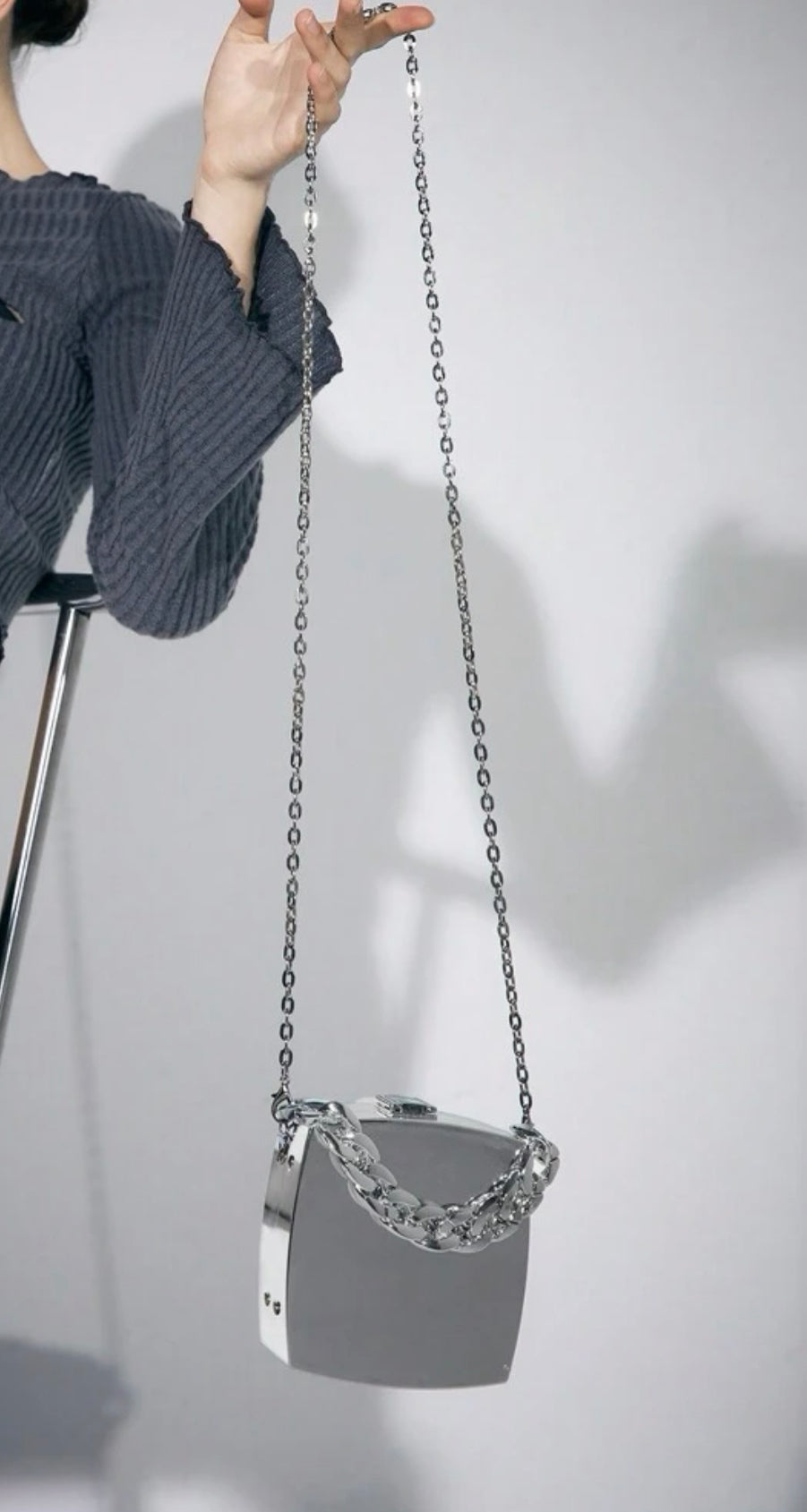 Zenna Shiny Mini Clutch Bag