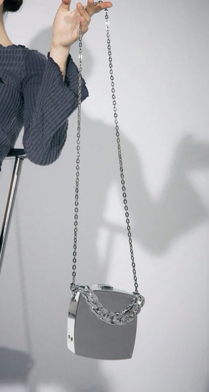 Zenna Shiny Mini Clutch Bag