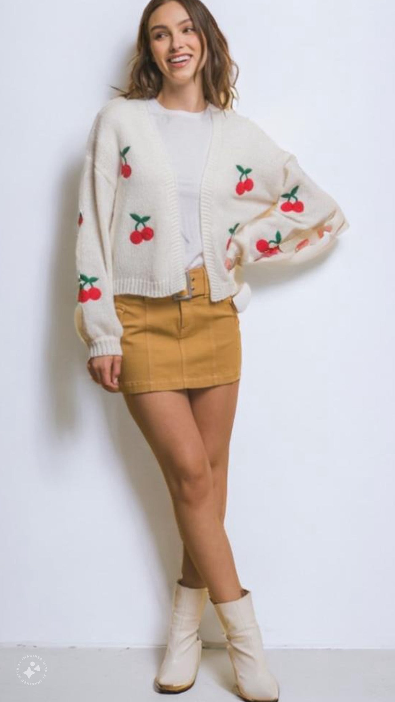 Cherry Pie Cardigan Sweater