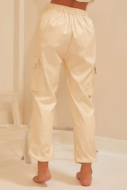 Wilder Leather Jogger Pants