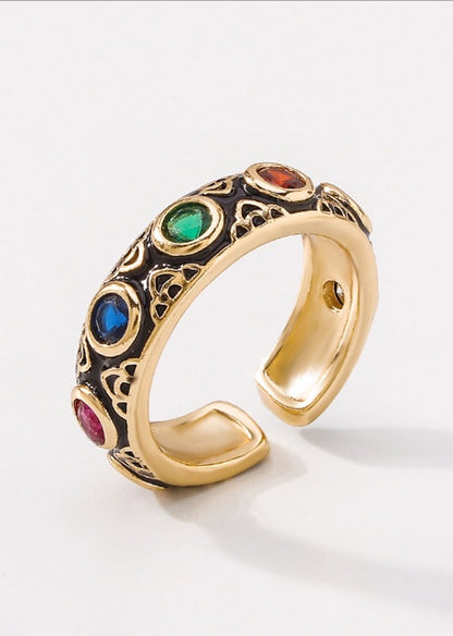 14k Pleated Bali Rings