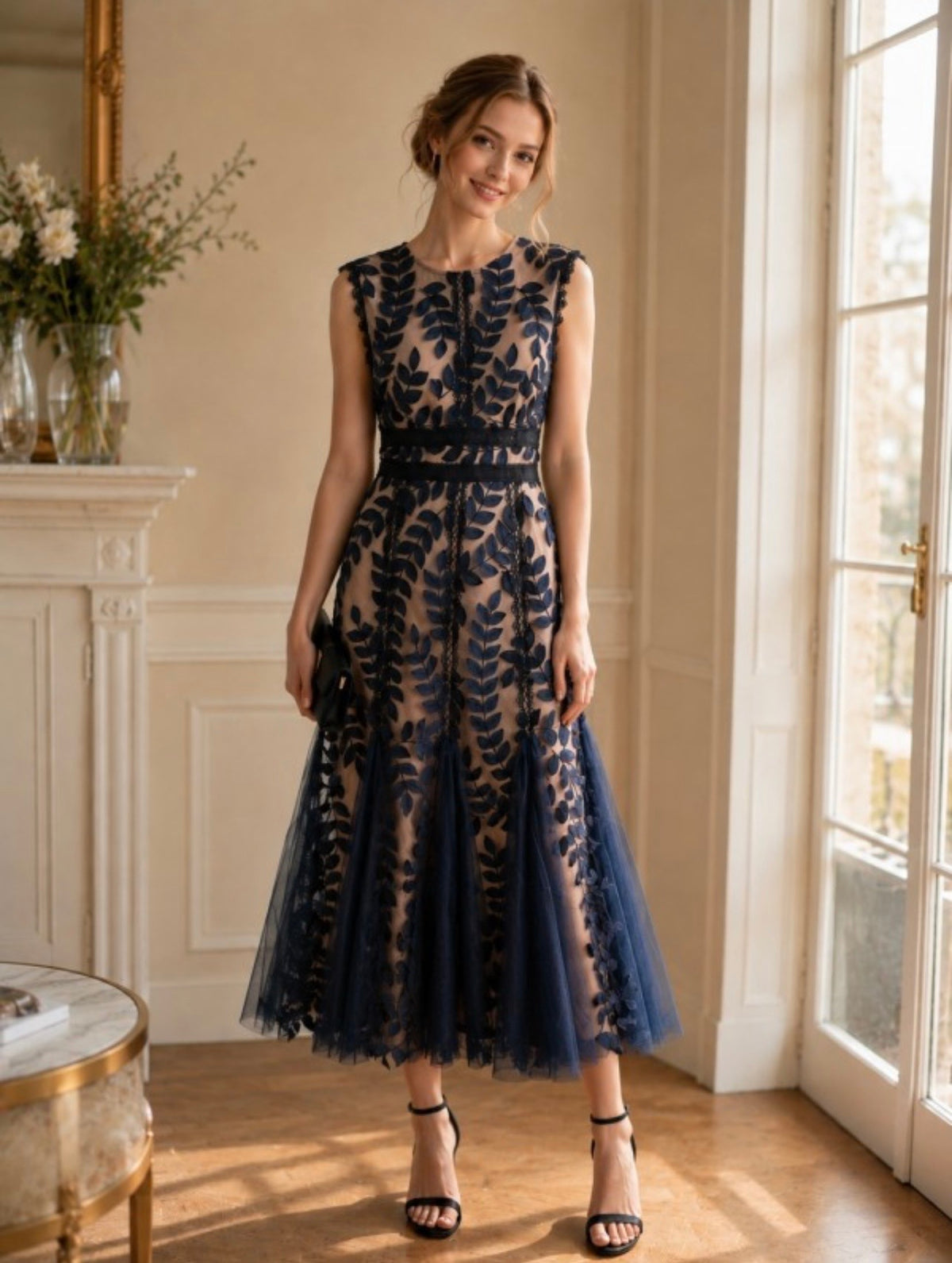 Botanical Midi Dress