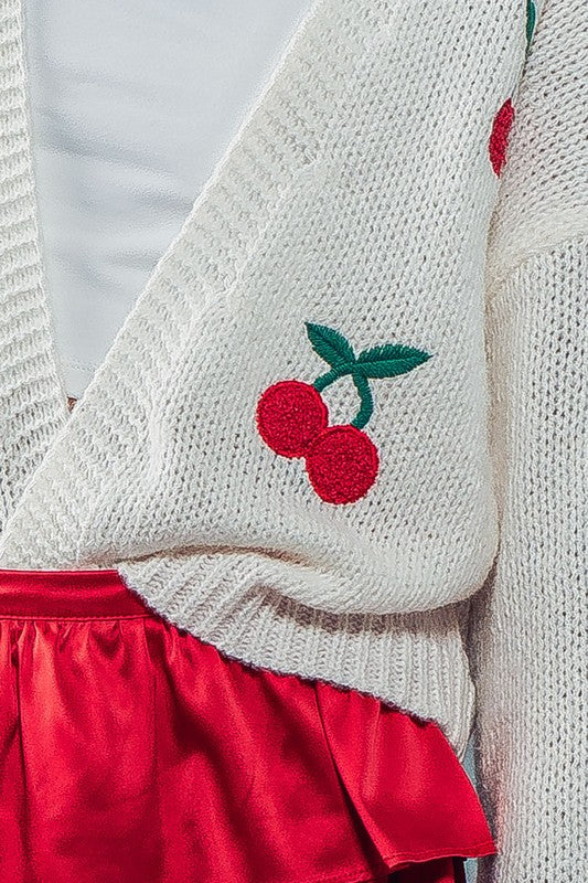 Cherry Pie Cardigan Sweater