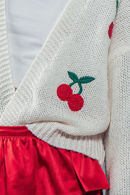 Cherry Pie Cardigan Sweater
