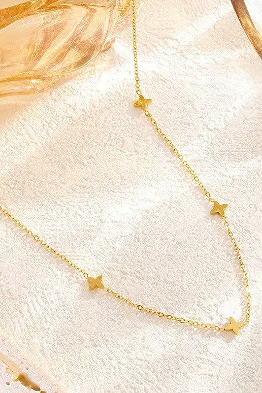 Be Strong Gold Necklace