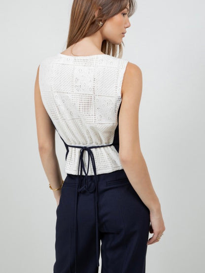 Josie Contrast Vest