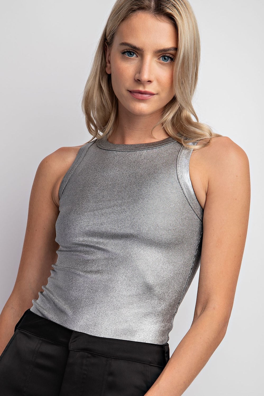 Britt Metallic Top
