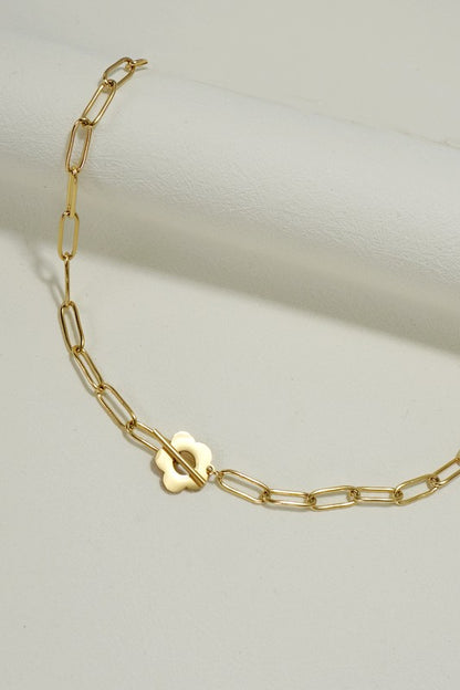 Golden Flower Necklace