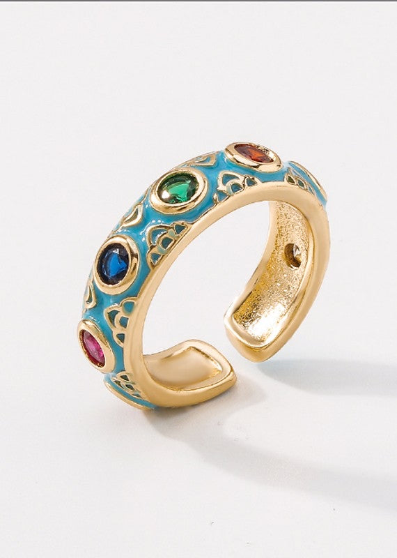 14k Pleated Bali Rings