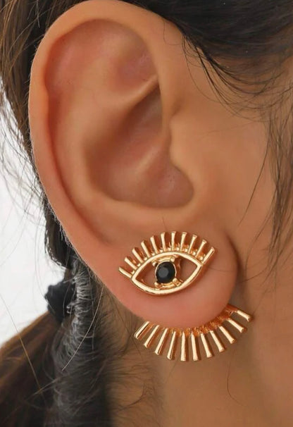 Eye Gold Earring
