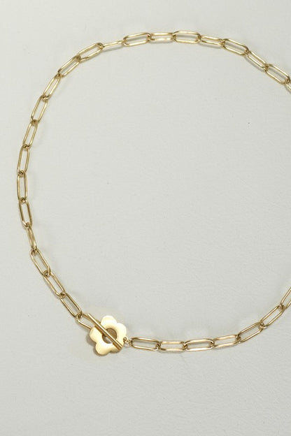 Golden Flower Necklace