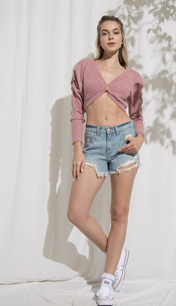 Valencia Crop Sweater