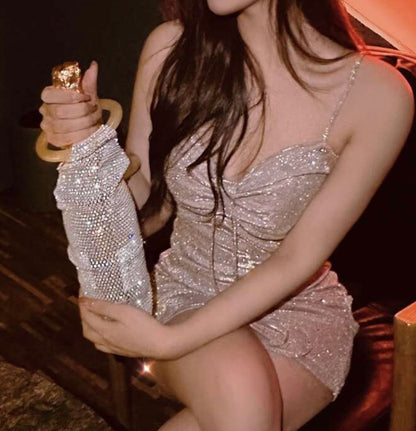 Bottle Rhinestone Bag