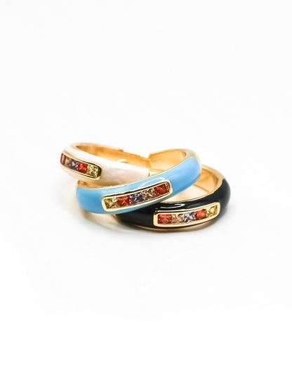 14k Plated Soho Rings