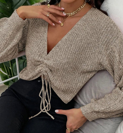 Siena Ruched Sweater