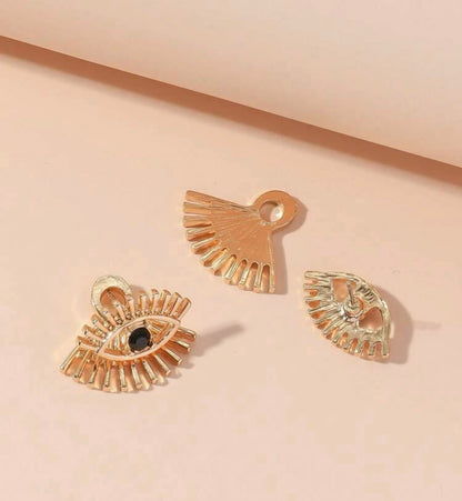 Eye Gold Earring