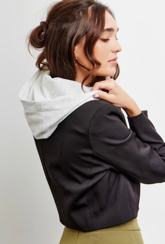 Tori Crop Blazer/Hoodie