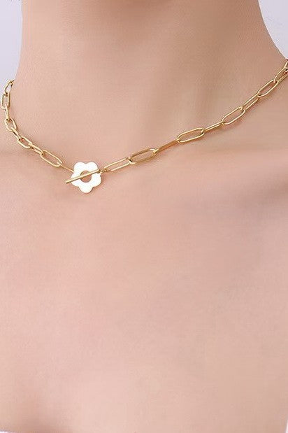Golden Flower Necklace