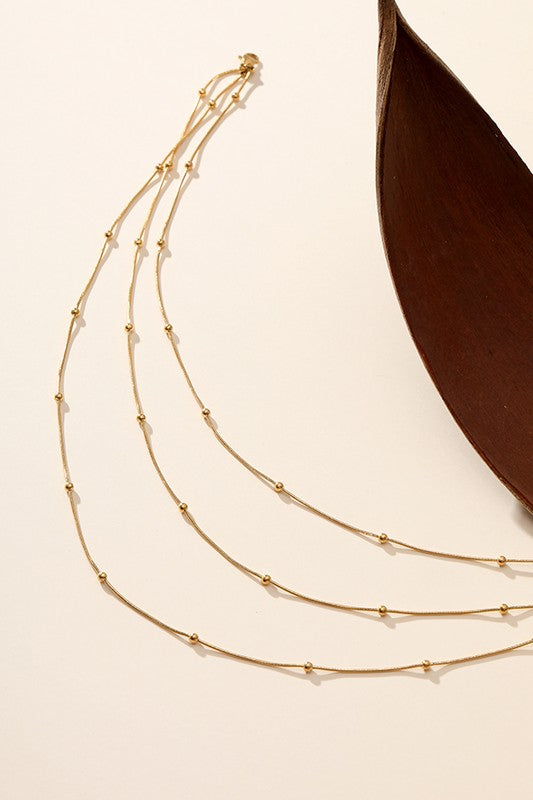 Gold Multi-Layer Necklace