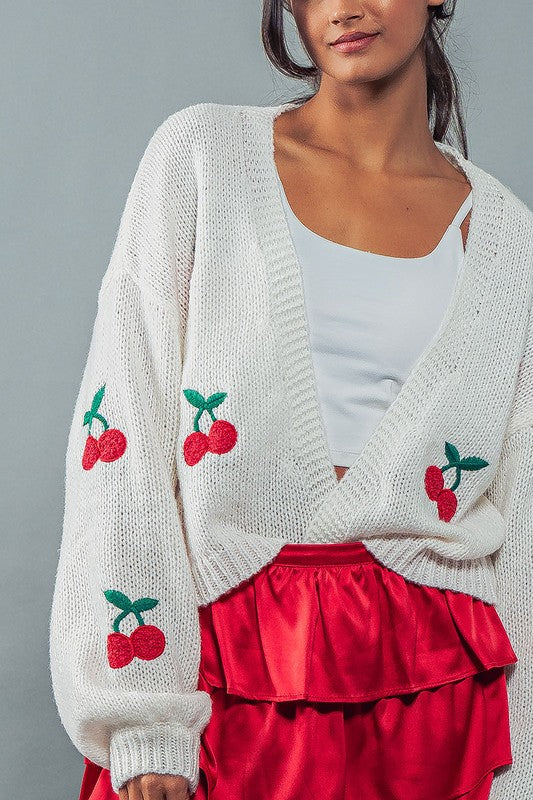 Cherry Pie Cardigan Sweater