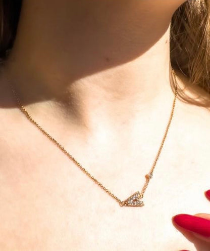 14k Plated Initial Necklace