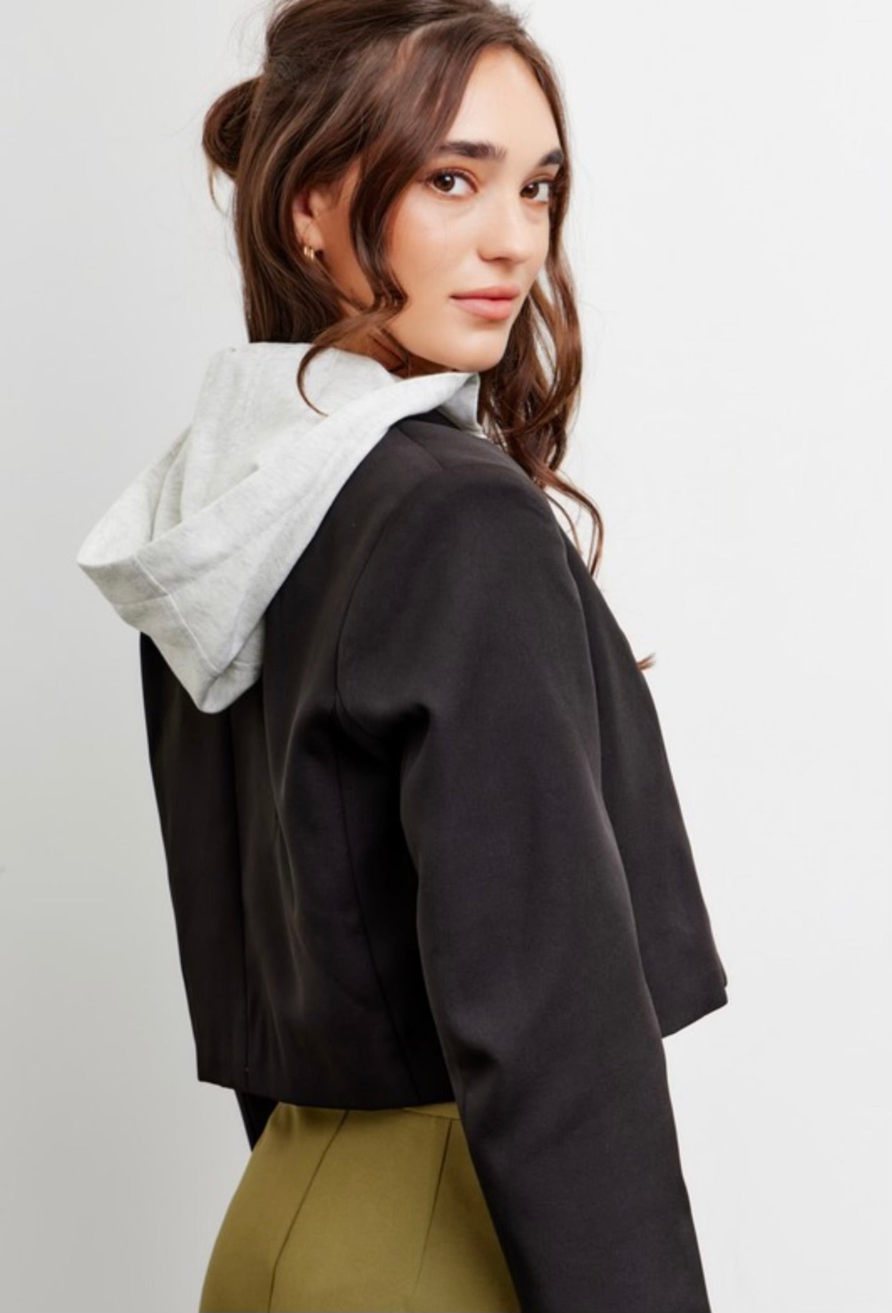 Tori Crop Blazer/Hoodie