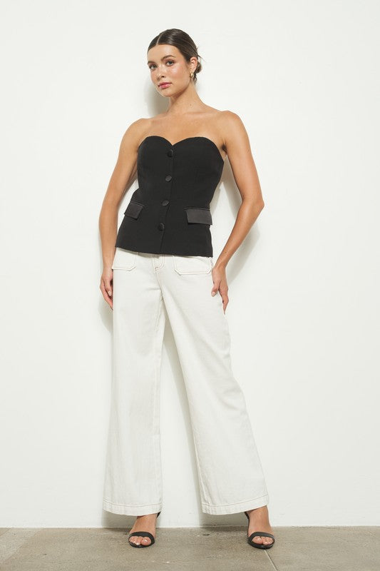 Taye Bustier Top