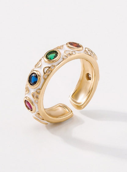 14k Pleated Bali Rings