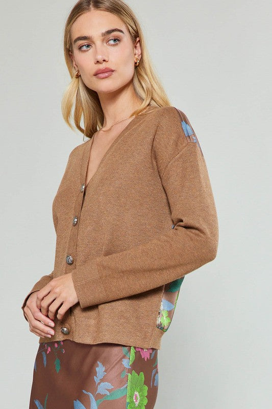 Blossom Woven Cardigan