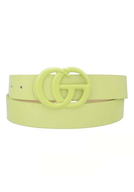 Anna Luxe Lime Belt