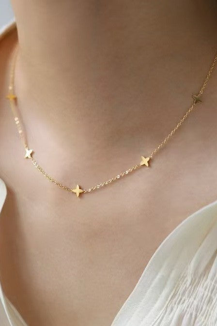 Be Strong Gold Necklace