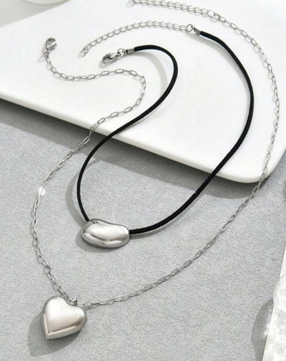 Double Love Necklace (2-Piece)