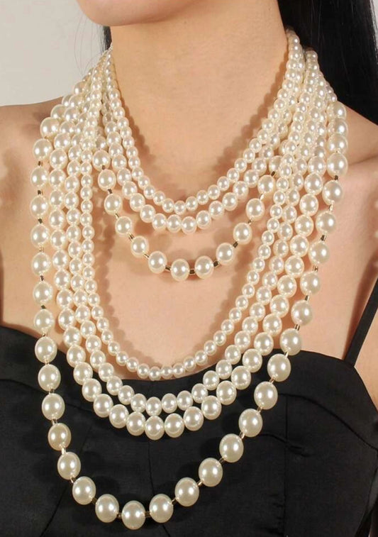 Layered Pearl Necklace