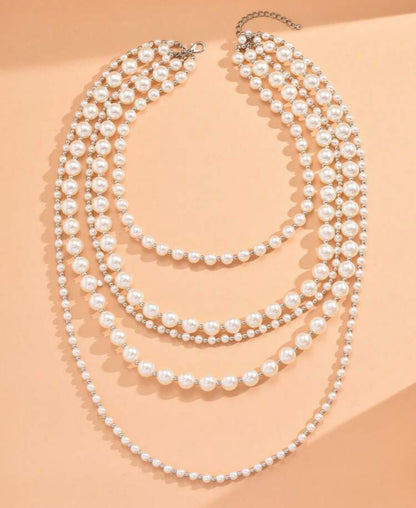 Layered Pearl Necklace