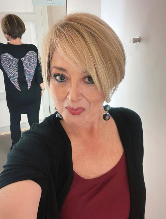 Eva Rhinestone Sleeve Cardigan