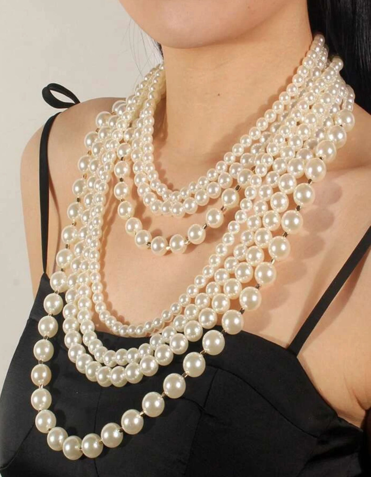 Layered Pearl Necklace