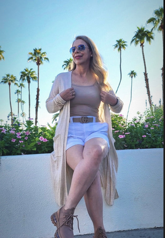 Anna Taupe Luxe Belt