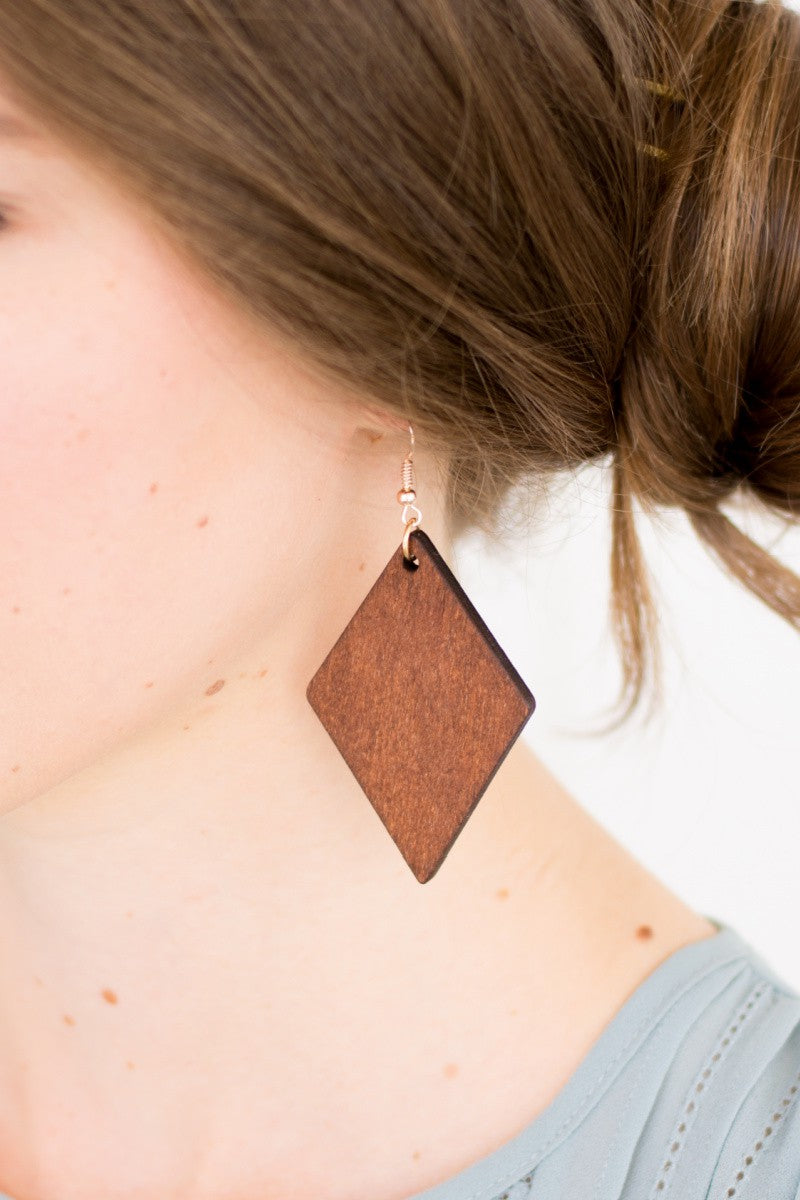 Wooden Earring