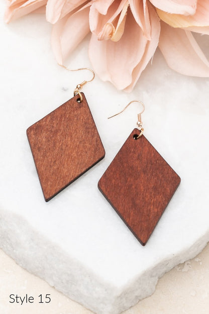 Wooden Earring