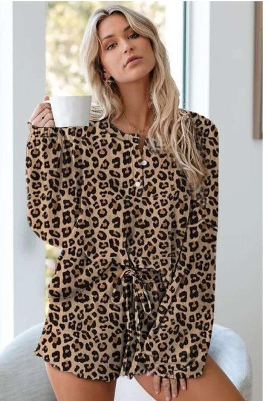 Leopard Lounge Set
