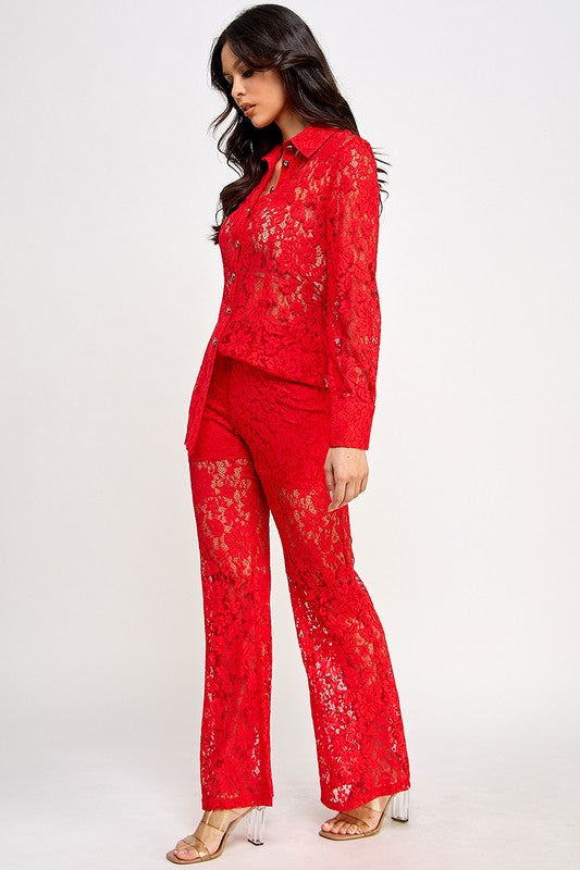 Carlie Lace Set