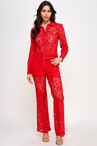 Carlie Lace Set