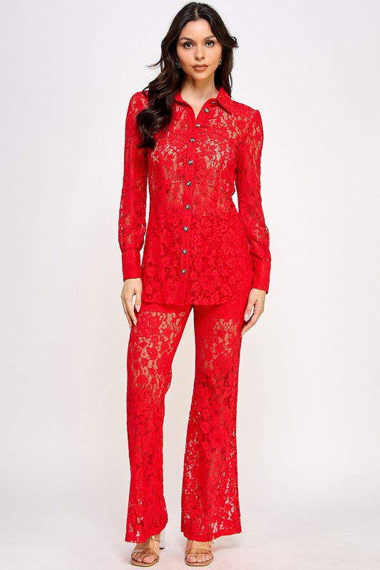 Carlie Lace Set