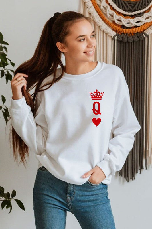 Queen of Hearts Sweatshirt