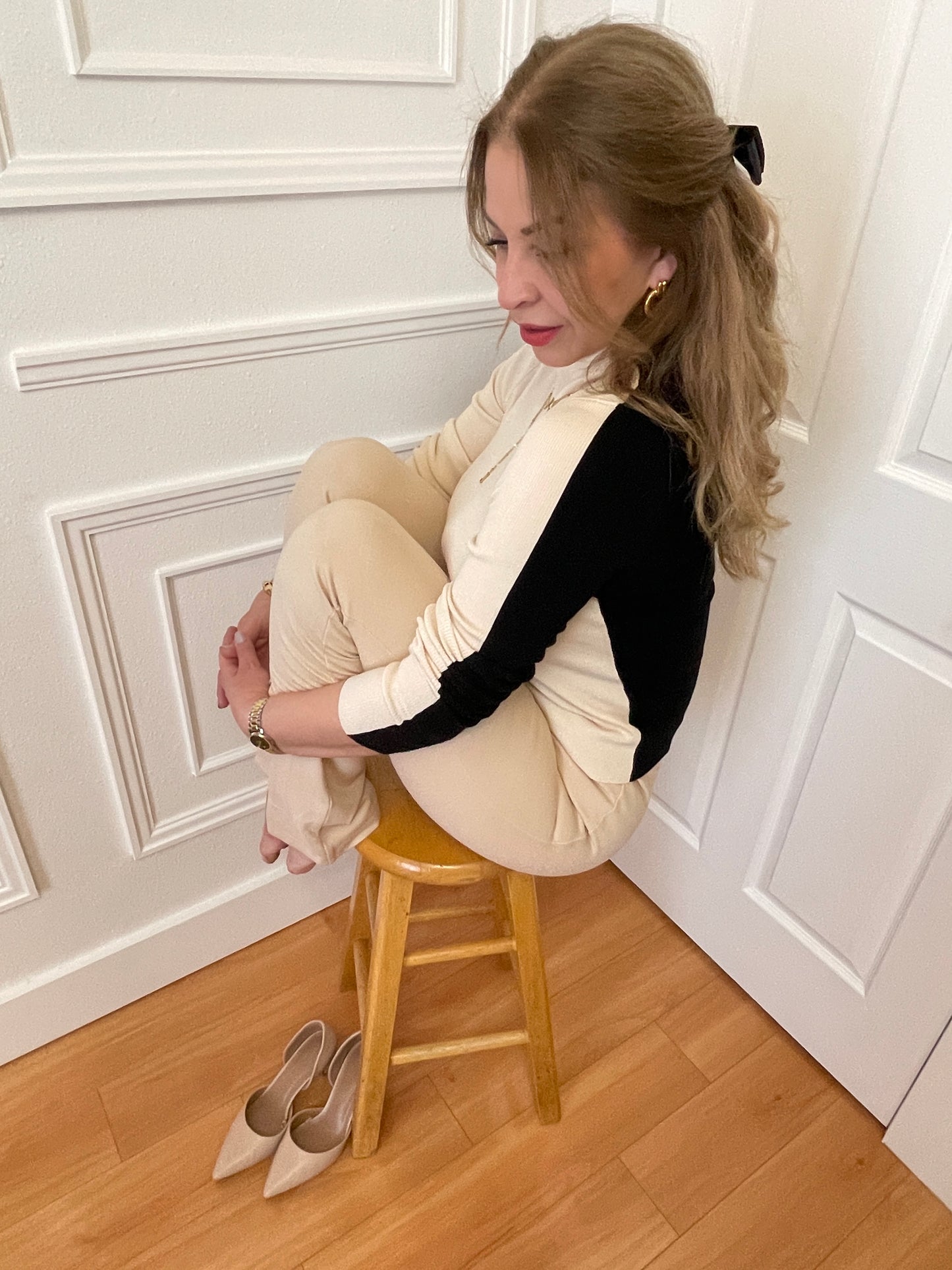 Michaela Color Block Top