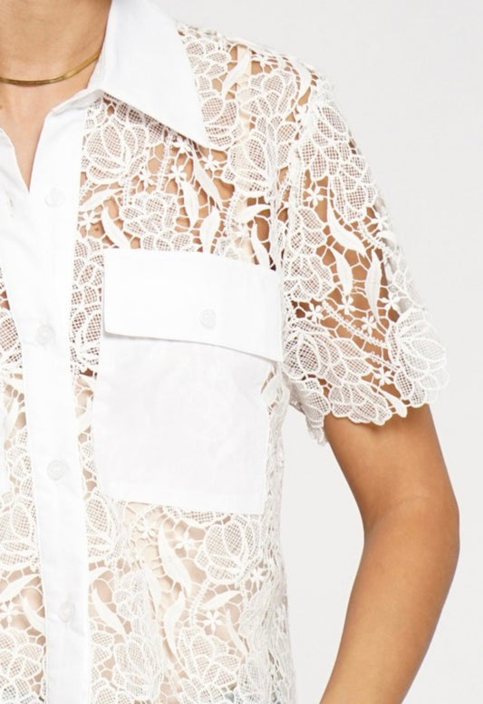 Larissa Lace Top