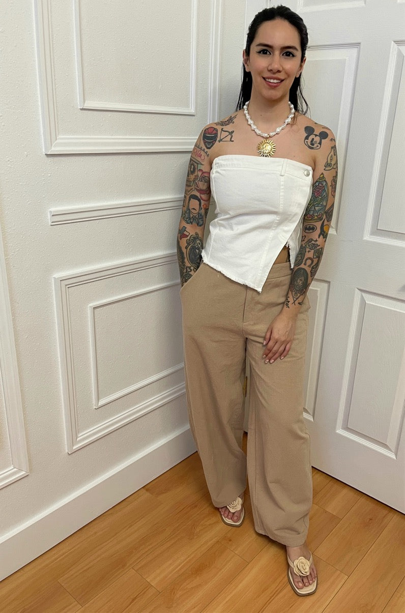 Catalina Denim Top